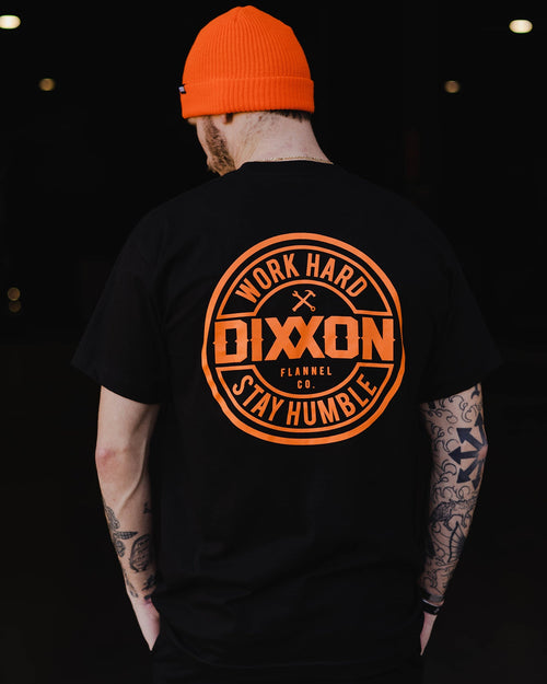 Orange Corpo T-Shirt - Black