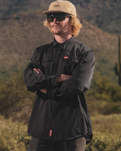 Outdoorsman Performance Long Sleeve - Black