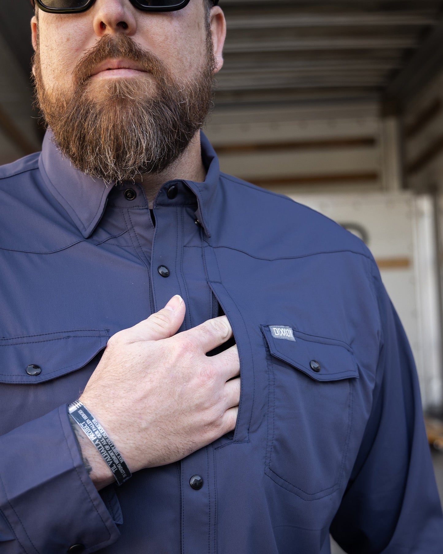 Outdoorsman Performance Long Sleeve - Navy