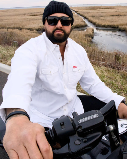 Outdoorsman Performance Long Sleeve - White