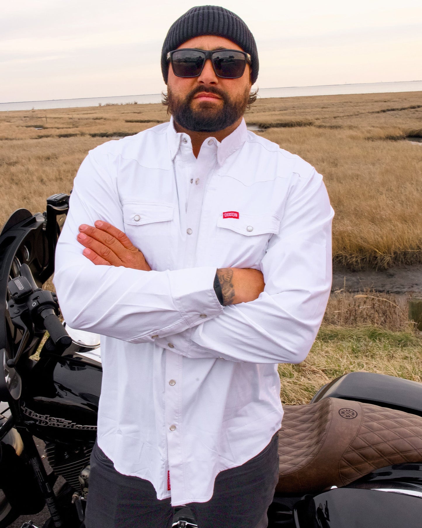 Outdoorsman Performance Long Sleeve - White