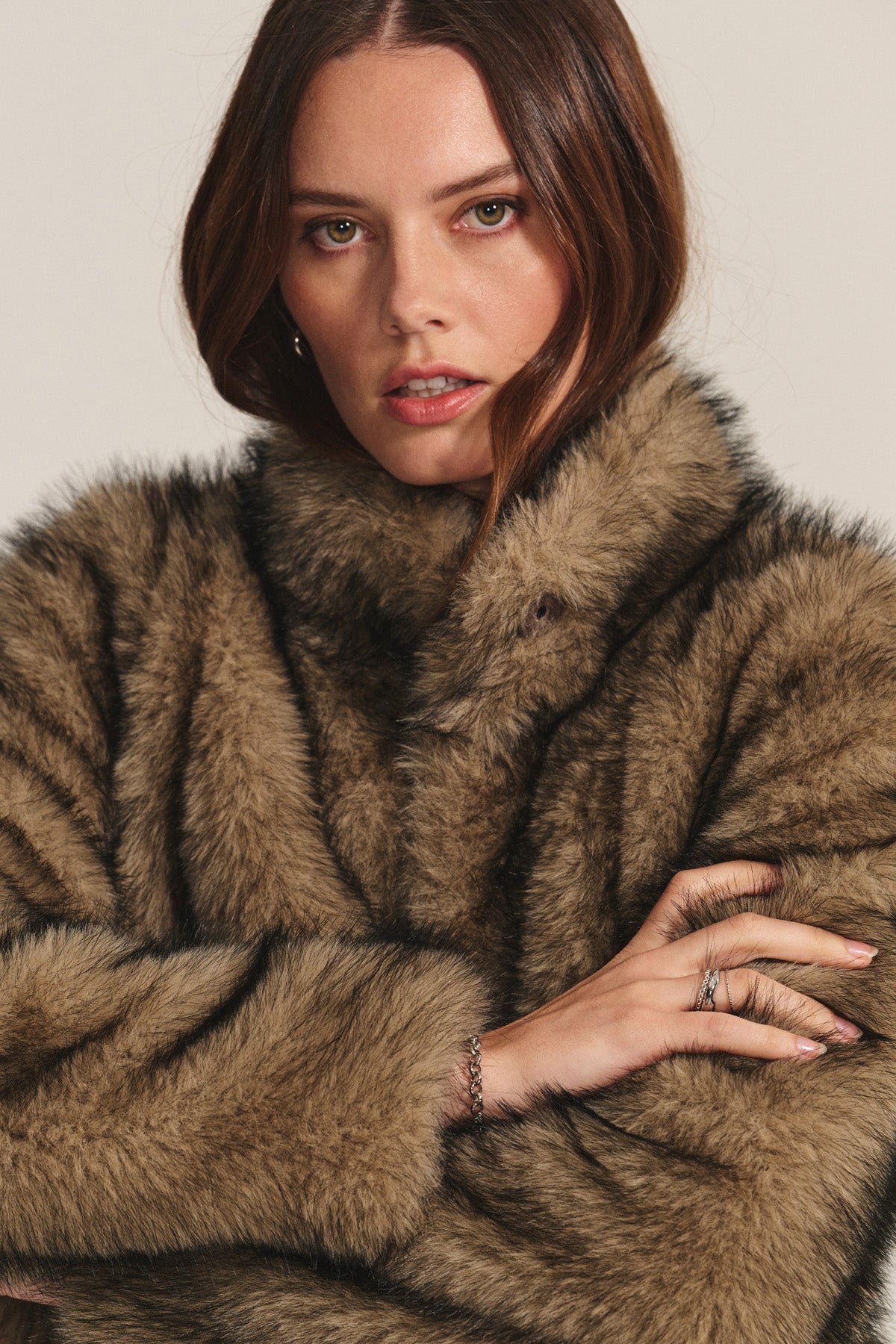 ADALYNN LUXE FAUX FUR JACKET