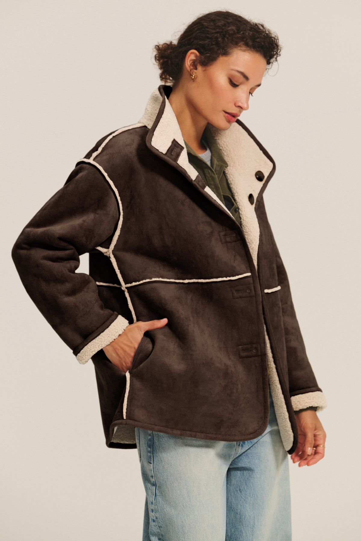 SHONA SHERPA REVERSIBLE JACKET