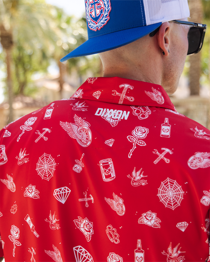 Party Boy Party Polo - Red