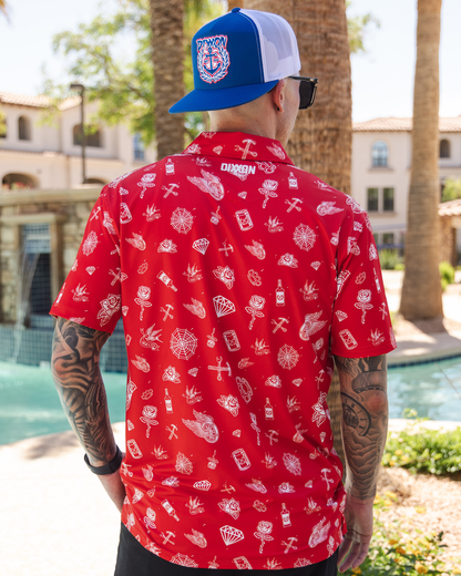 Party Boy Party Polo - Red