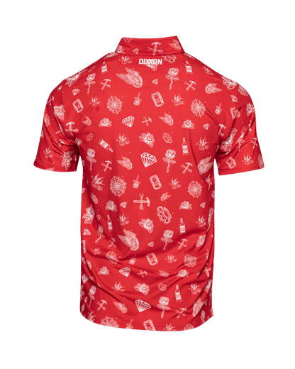 Party Boy Party Polo - Red