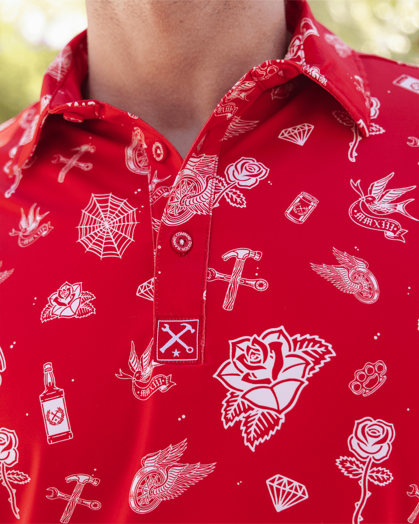 Party Boy Party Polo - Red