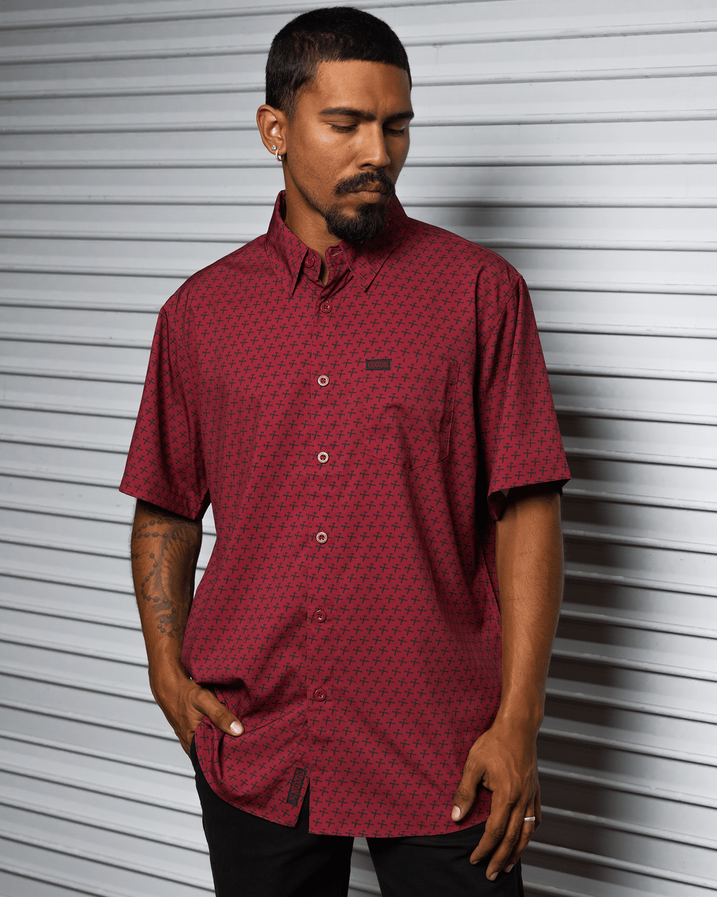 Party Hammers Party Shirt - Maroon & Black