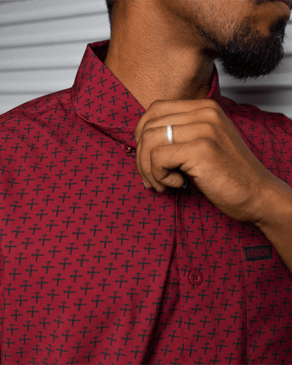Party Hammers Party Shirt - Maroon & Black