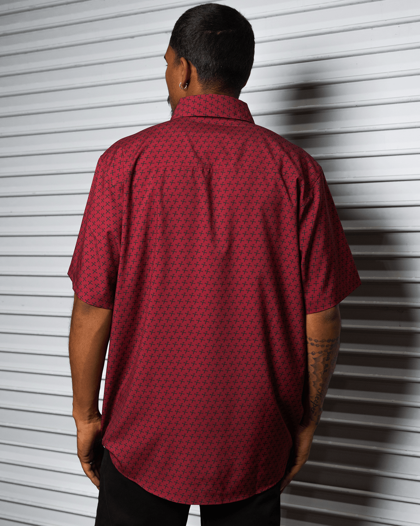 Party Hammers Party Shirt - Maroon & Black