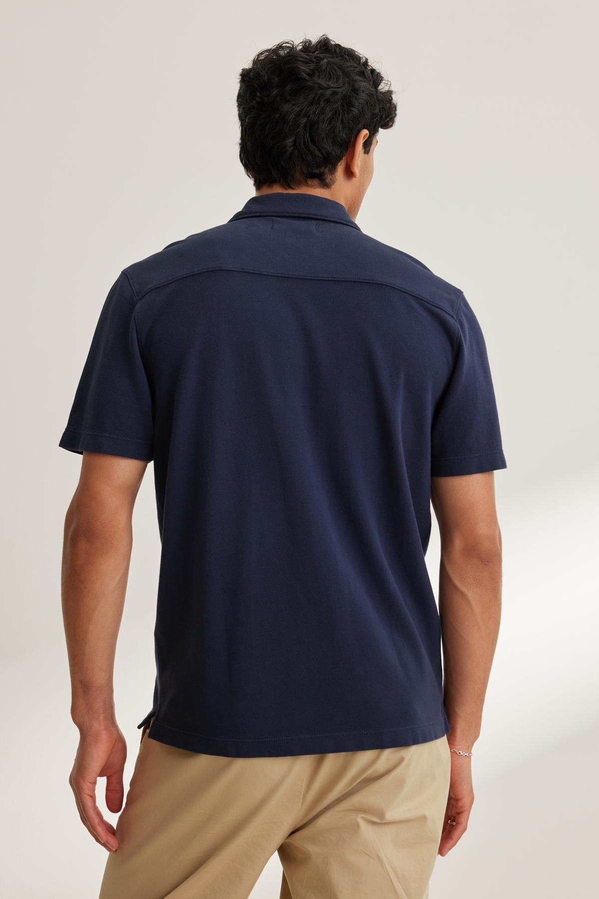MARTYN PIQUE BUTTON-UP SHIRT