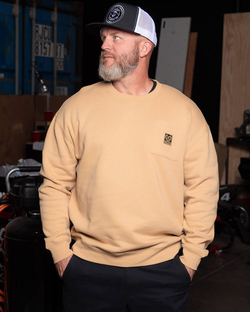 Pocket Crewneck - Khaki