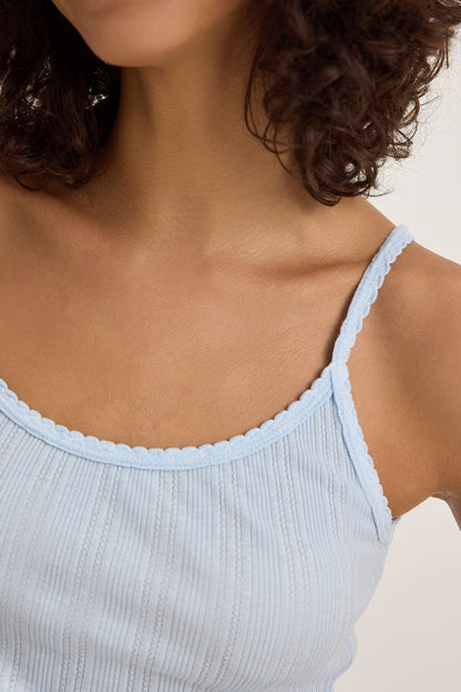 INIKU POINTELLE TANK TOP