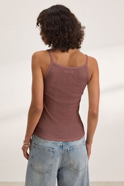INIKU POINTELLE TANK TOP