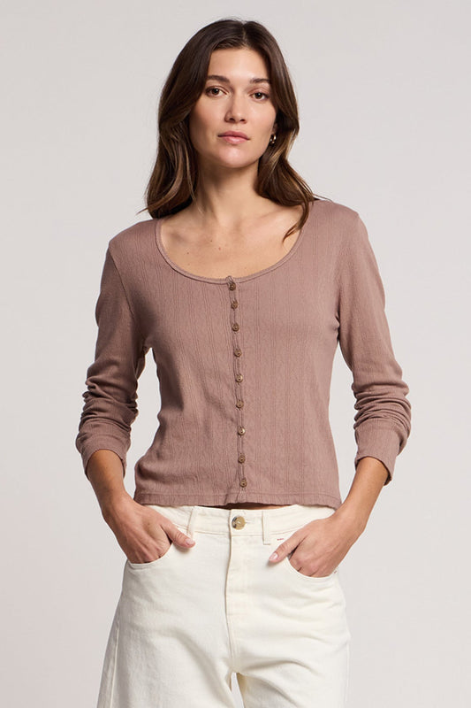 ZELDA POINTELLE CARDIGAN