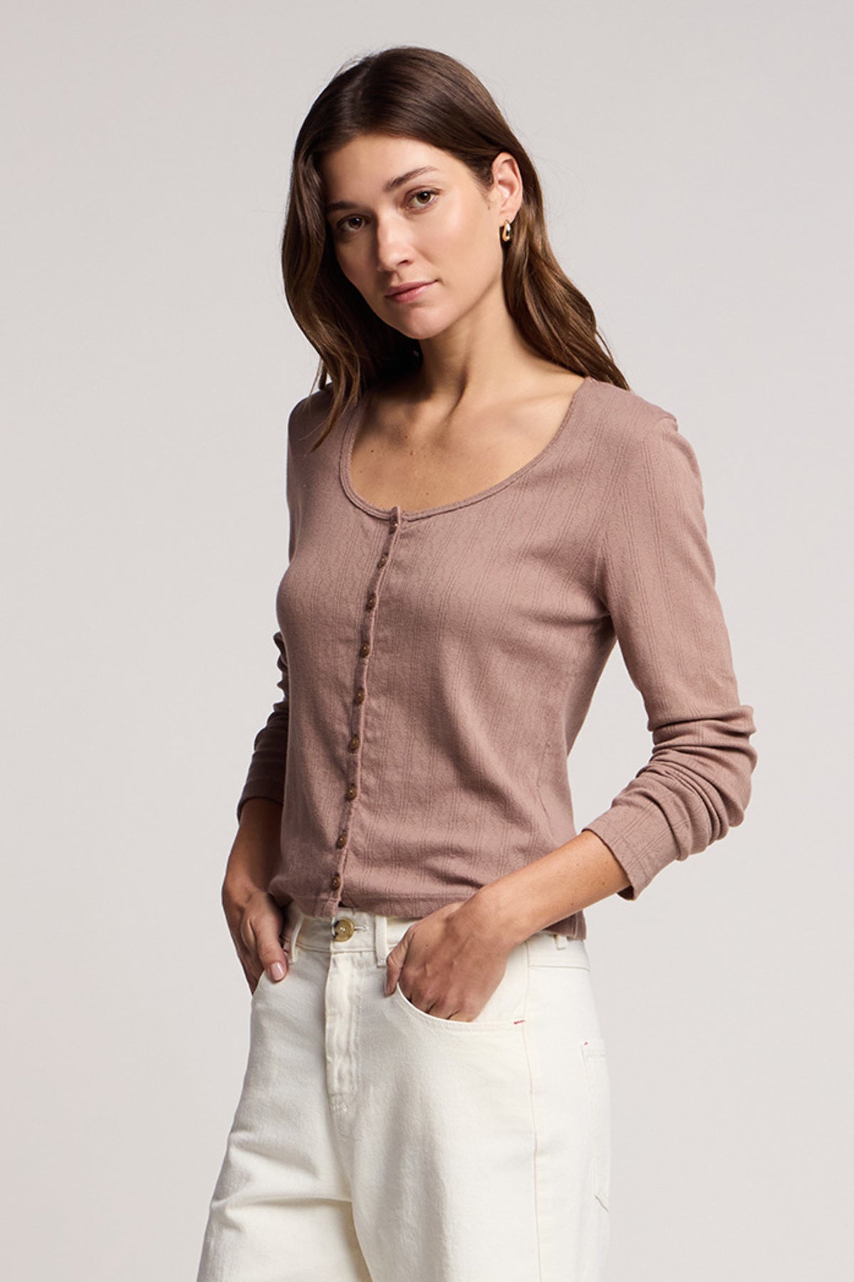 ZELDA POINTELLE CARDIGAN