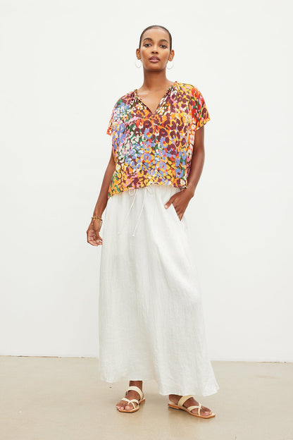 TRIXY PRINTED COCOON TOP