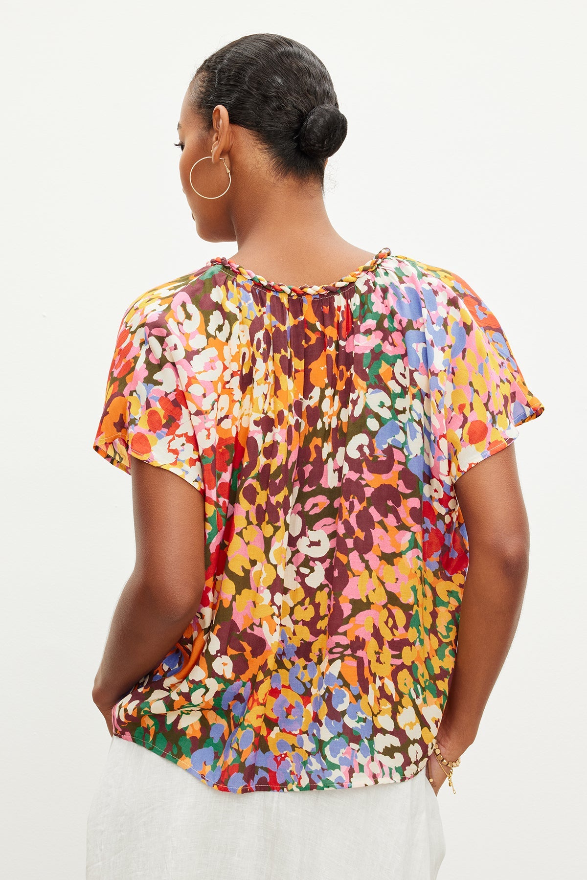 TRIXY PRINTED COCOON TOP