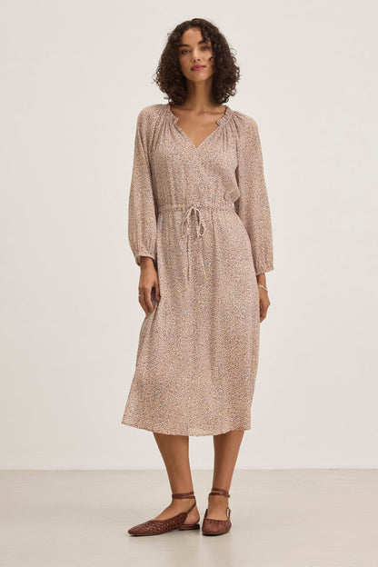 LIMA PRINTED CRINKLE COTTON GAUZE DRESS