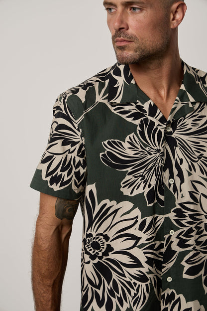 IGGY PRINTED BUTTON-UP SHIRT