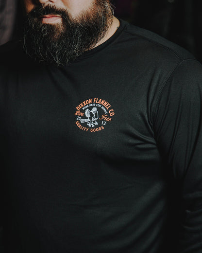 Quality Goods UV Long Sleeve T-Shirt - Black