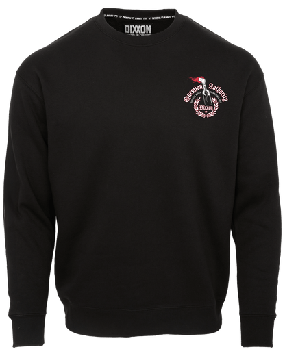 Question Authority Crewneck Sweatshirt - Black