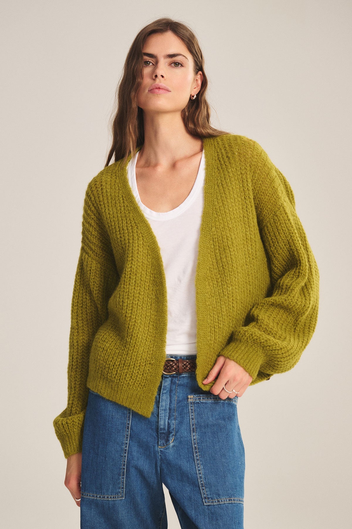 RANYA ALPACA CARDIGAN