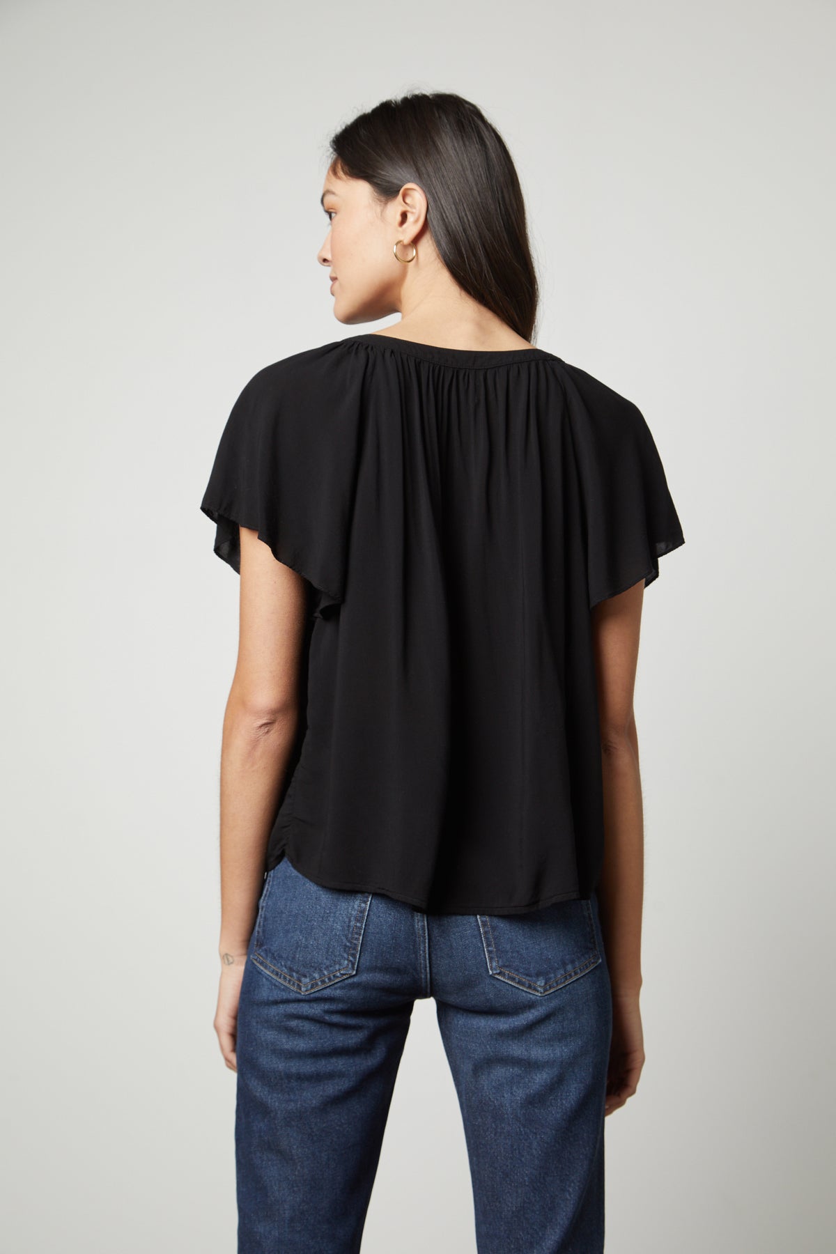 HARLEY FLUTTER SLEEVE TOP