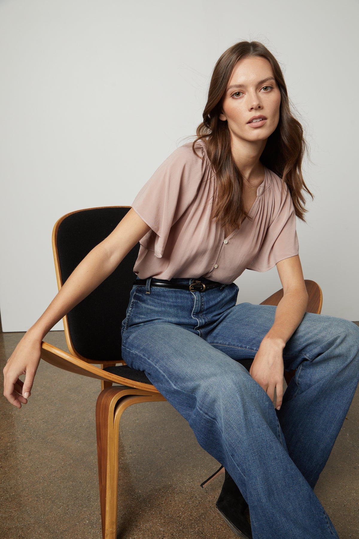 HARLEY FLUTTER SLEEVE TOP