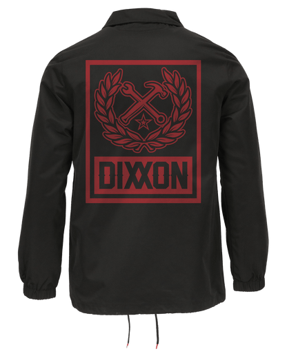 Red Box Crest Coaches Jacket - Black