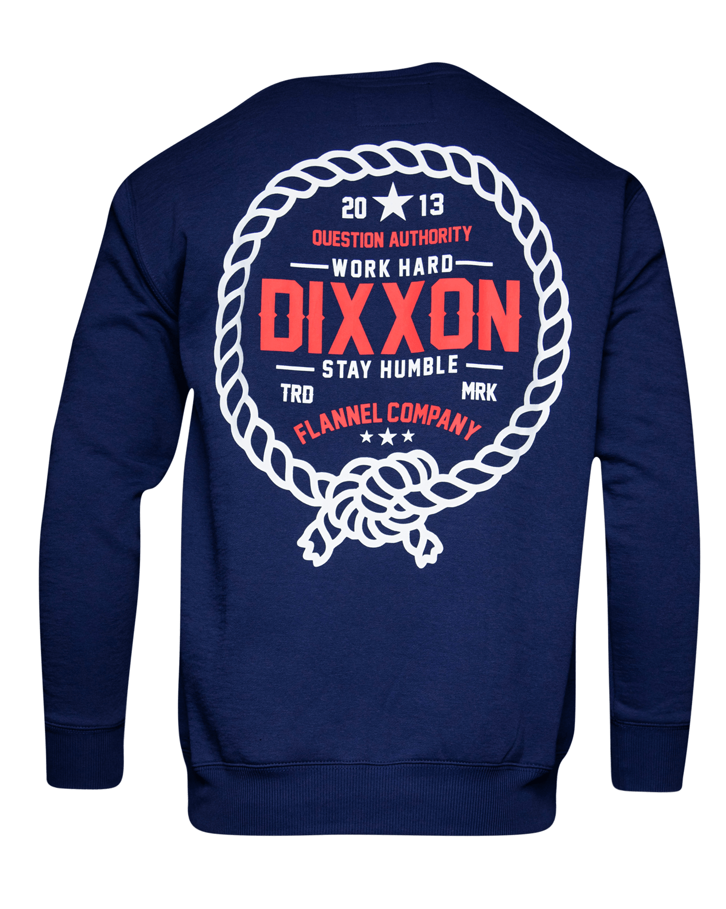 Red & White Trademark Crewneck Sweatshirt - Navy