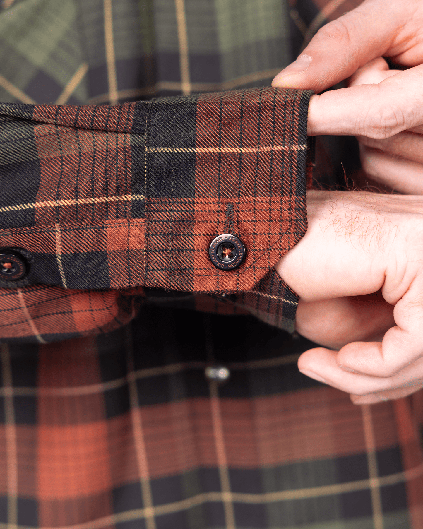 Redwood Forest Flannel - This Land Series