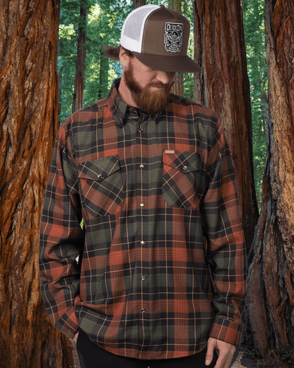 Redwood Forest Flannel - This Land Series