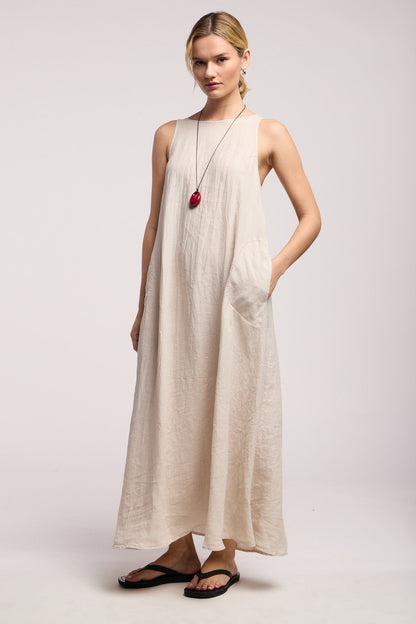 RETA LINEN DRESS