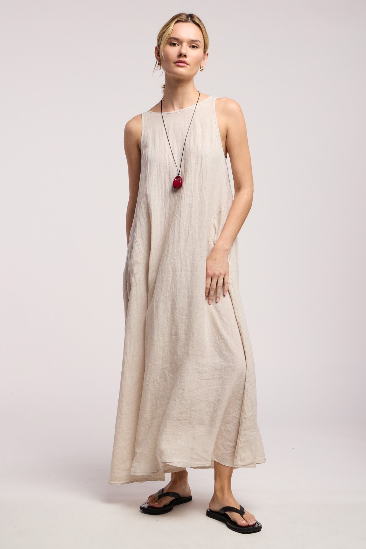 RETA LINEN DRESS