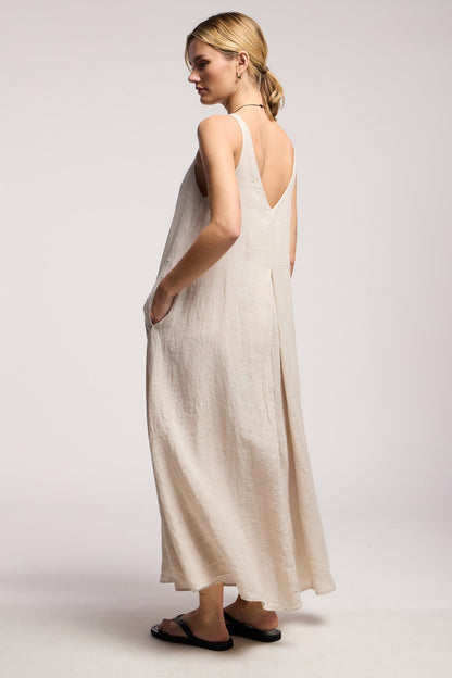 RETA LINEN DRESS