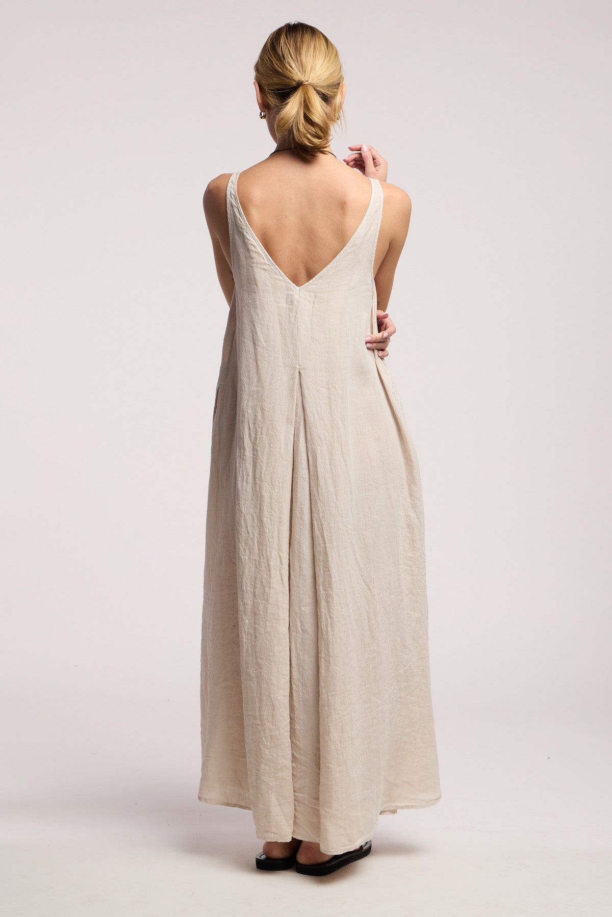 RETA LINEN DRESS