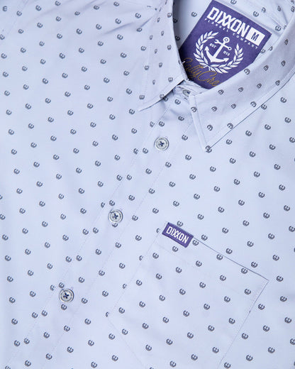 Salty Crest Party Shirt - Gray & Black