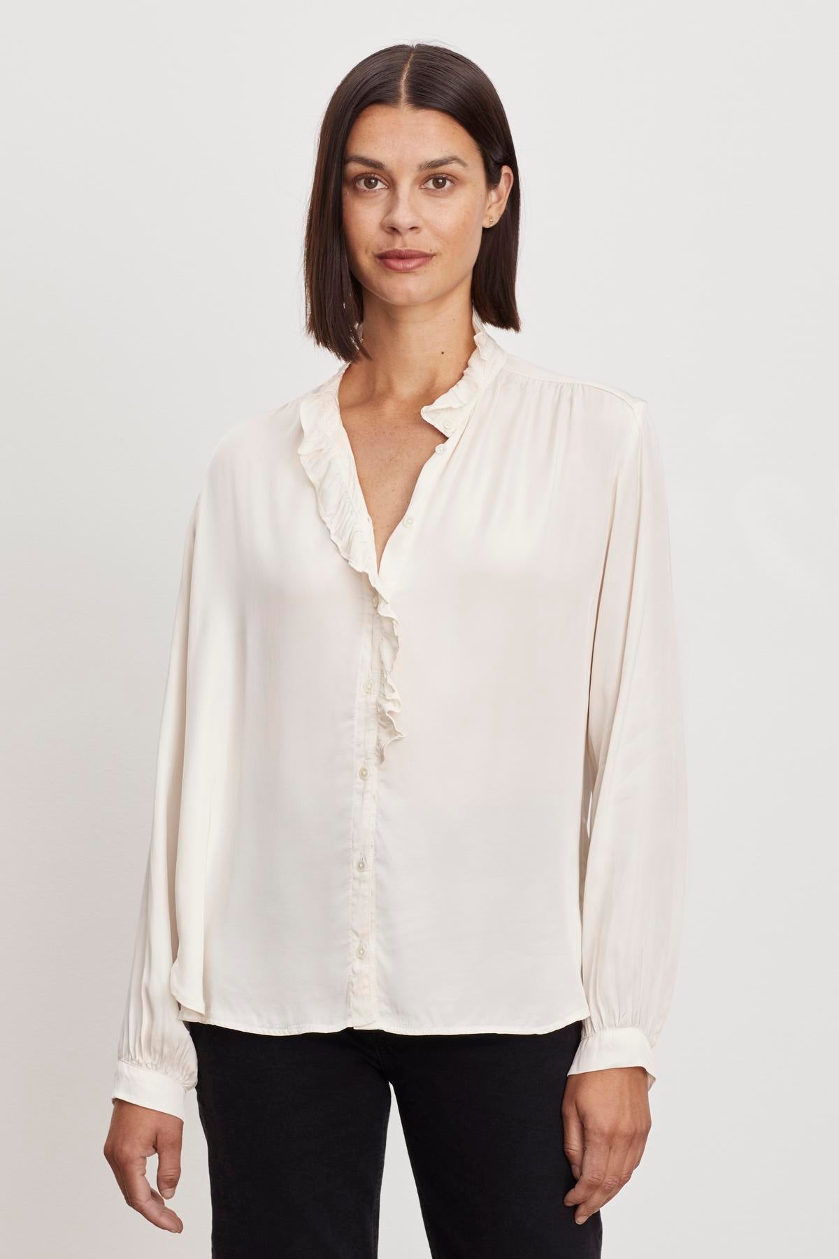 ALI BUTTON FRONT BLOUSE