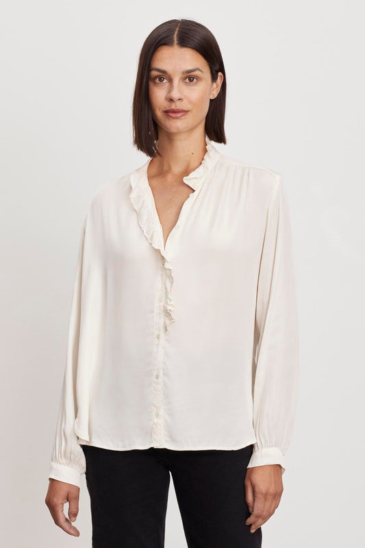 ALI BUTTON FRONT BLOUSE