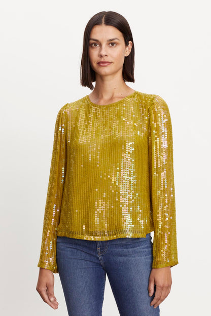 EVIE SEQUIN TOP