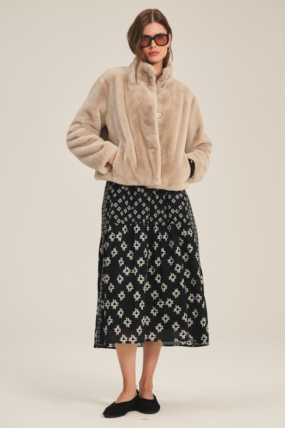 SHEENA LUXE FAUX FUR JACKET