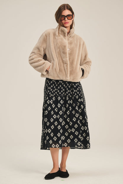 SHEENA LUXE FAUX FUR JACKET