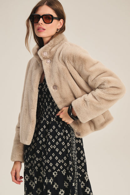 SHEENA LUXE FAUX FUR JACKET