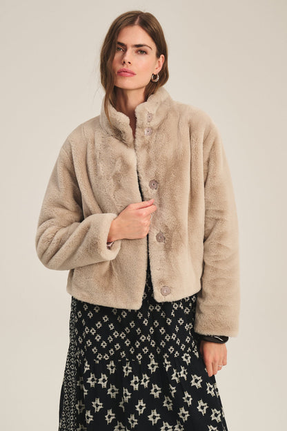 SHEENA LUXE FAUX FUR JACKET