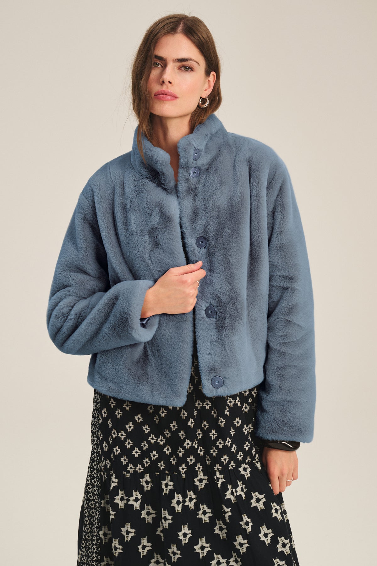 SHEENA LUXE FAUX FUR JACKET