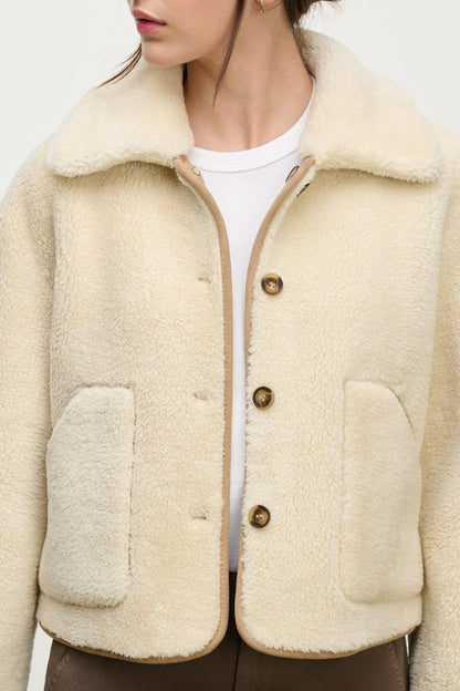 AMARA SHERPA REVERSIBLE JACKET