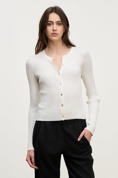 SUKI SILK COTTON CARDIGAN