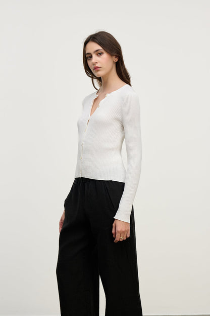 SUKI SILK COTTON CARDIGAN