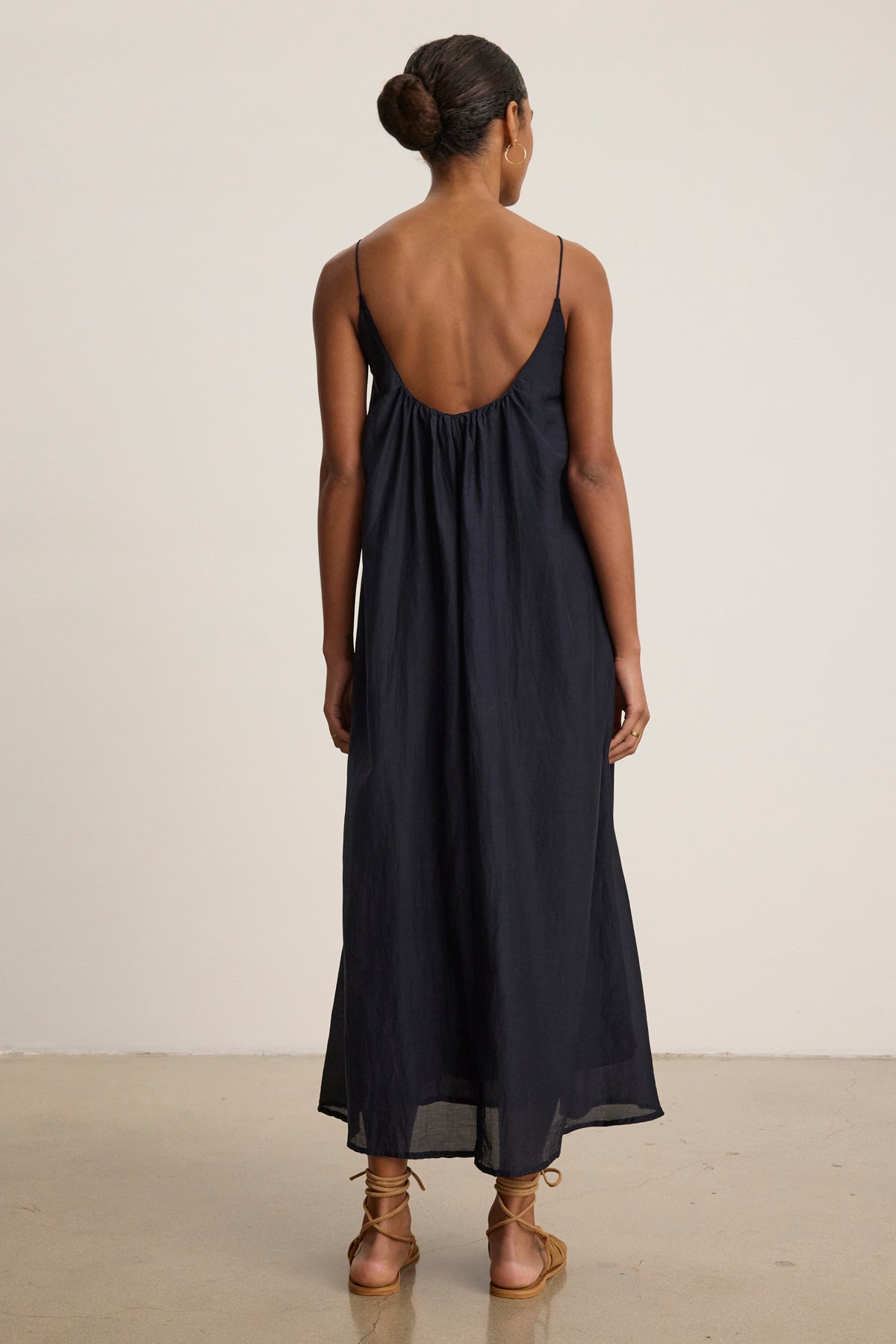 AVERY SILK COTTON VOILE DRESS